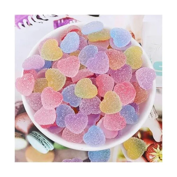 iSuperb Juego de 60 colgantes de resina de caramelo mixto_4