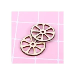 Amosfun Botones de madera para manualidades 50 unidades_5
