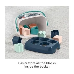 FisherPrice Primeros bloques para bebé cervatillo azul_4