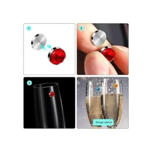 24 dijes de copa de vino marcadores magnéticos de cristal_3