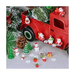 Adornos en miniatura de Navidad 45 piezas de resina para_2