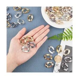 PandaHall 160 piezas de 4 colores sin soldar anillos de_7