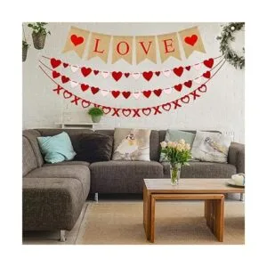 Juego de 4 decoraciones para el día de San Valentín_4
