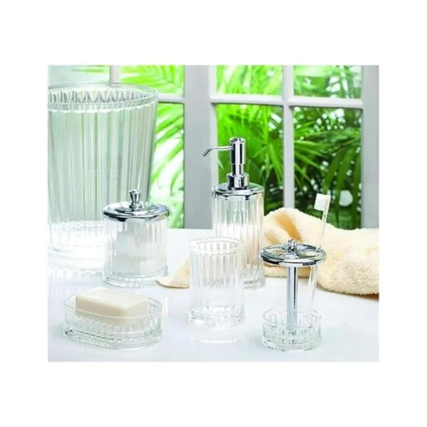 iDesign Alston Tocador de baño de plástico con tapa de_3