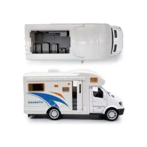 Toy Camper Remolque de remolque superdeportivo negro_6