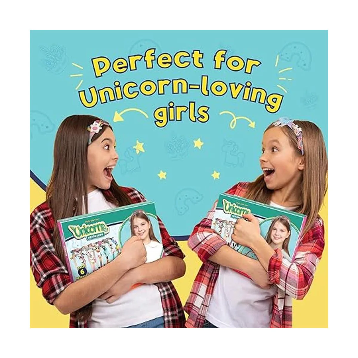 PURPLE LADYBUG Kit de fabricación de diademas para niñas_5