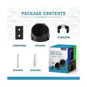 Lenink Paquete de 2 soportes de pared para sable de luz_7