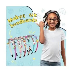 PURPLE LADYBUG Kit de fabricación de diademas para niñas_6