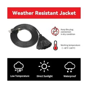 EP Cable de extensión para exteriores de 10 pies con 3_3