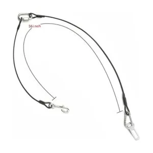 Sonku Juego de 2 correas de seguridad de acero a prueba_4