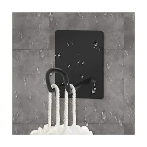 Quavzotu Ganchos adhesivos gancho para toalla de acero_5