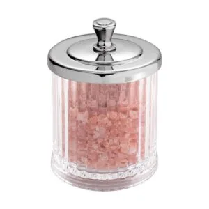 iDesign Alston Tocador de baño de plástico con tapa de_5