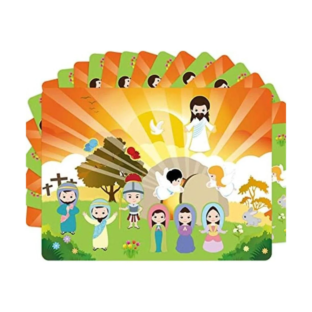 Make an an Easter He Lives Sticker Scenes Resurrection_1