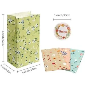 PartyTalk 48 bolsas florales para recuerdos de fiesta de_2