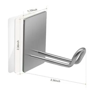 Quavzotu Ganchos adhesivos gancho para toalla de acero_2