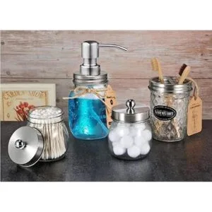 Gawon Paquete de 2 dispensadores de jabón líquido Mason_7