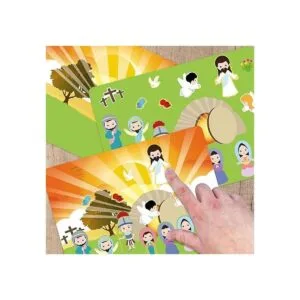 Make an an Easter He Lives Sticker Scenes Resurrection_4