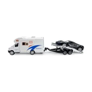 Toy Camper Remolque de remolque superdeportivo negro_3