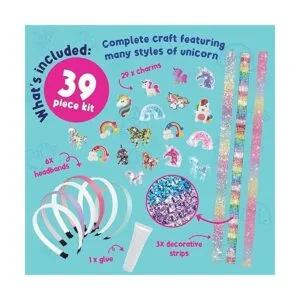 PURPLE LADYBUG Kit de fabricación de diademas para niñas_3