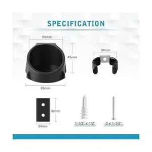 Lenink Paquete de 2 soportes de pared para sable de luz_4