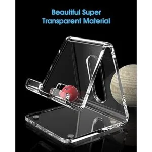 KTRIO Paquete de 2 soportes acrílicos para teléfono_4