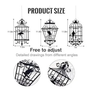 Decoración de jaula de pájaros decoración de jaula de_2