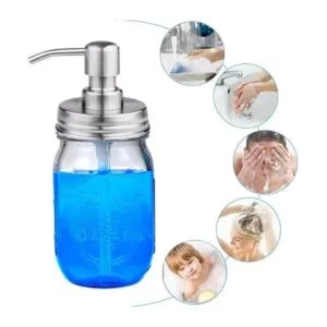 Gawon Paquete de 2 dispensadores de jabón líquido Mason_6