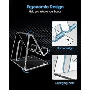 KTRIO Paquete de 2 soportes acrílicos para teléfono_6