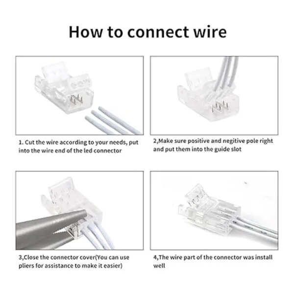 RGBZONE Cable de extensión LED de 32.8 pies y 3 pines y 10_6