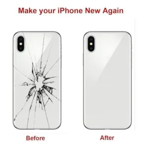 Perzework Reemplazo de vidrio trasero OEM para iPhone X de_4