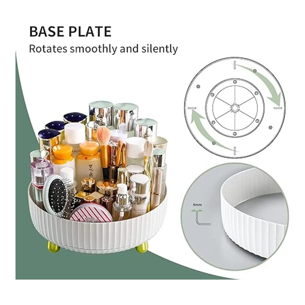 funest Makeup Perfume Organizer 360 Degree Rotating Lazy_4