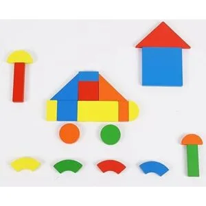 Juguetes de bloques magnéticos de madera bloques de_4