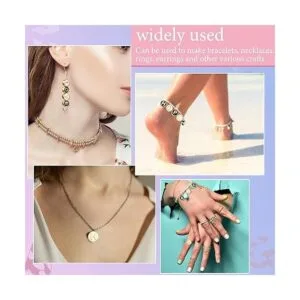 114 cuentas de aleación esmaltada del alfabeto de 0.31_4