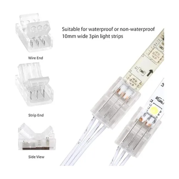 RGBZONE Cable de extensión LED de 32.8 pies y 3 pines y 10_2