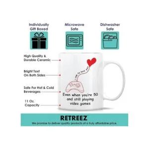 Taza divertida de Retreez Love You Even When Youre 50_3