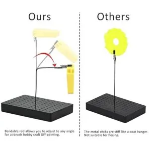 Model Painting Stand Base Holder and 12PCS Bendable_2