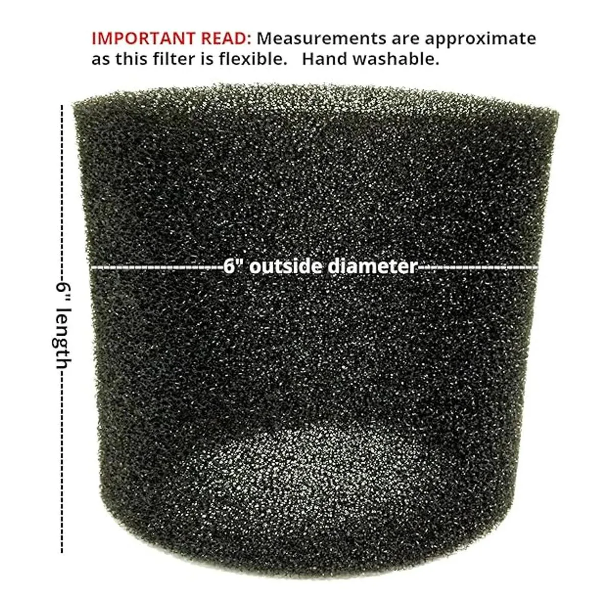 ALL PARTS ETC. Funda de filtro de espuma para aspiradora_2