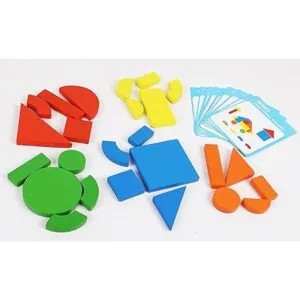 Juguetes de bloques magnéticos de madera bloques de_2