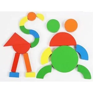 Juguetes de bloques magnéticos de madera bloques de_6