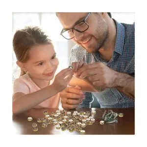 114 cuentas de aleación esmaltada del alfabeto de 0.31_7