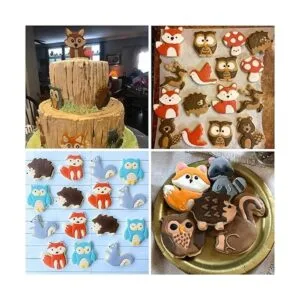 Woodland Juego de cortadores de galletas de animales 10_5