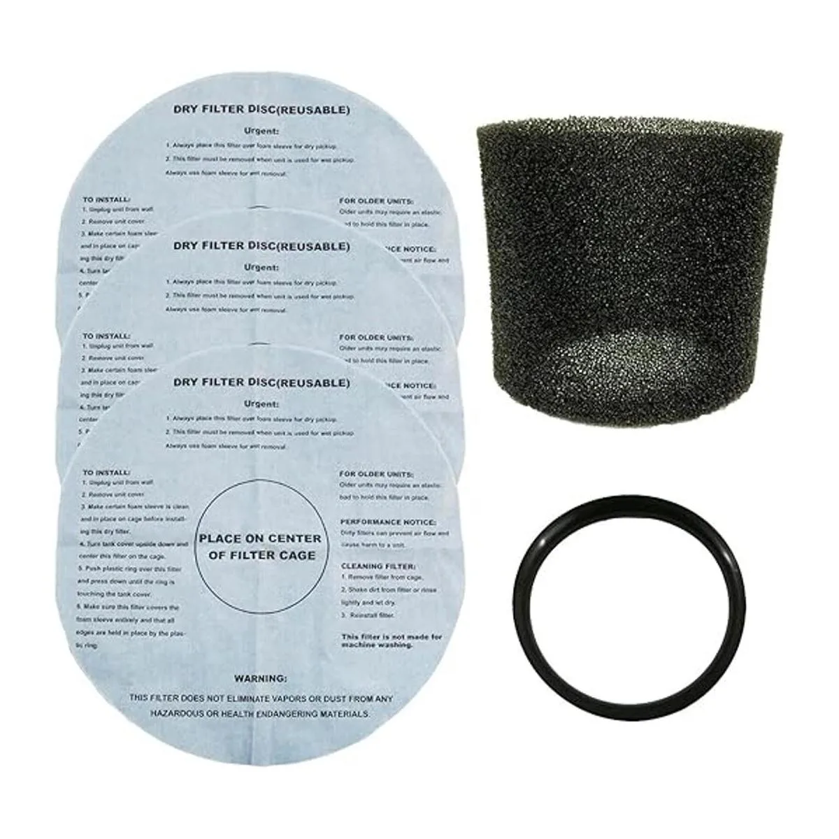 ALL PARTS ETC. Funda de filtro de espuma para aspiradora_1