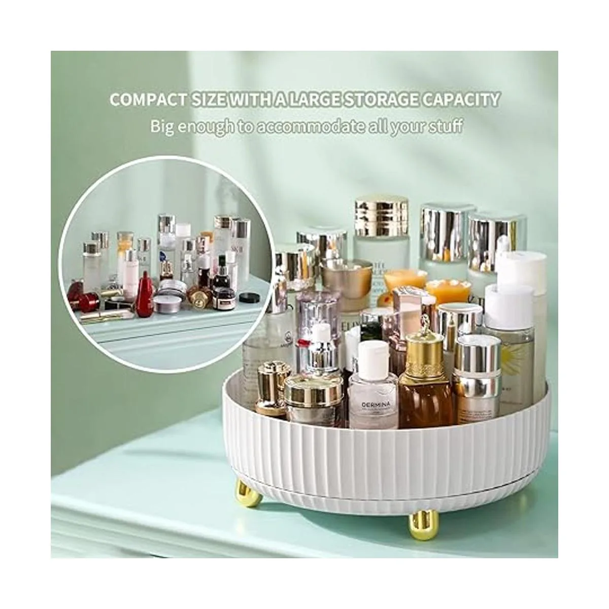 funest Makeup Perfume Organizer 360 Degree Rotating Lazy_3