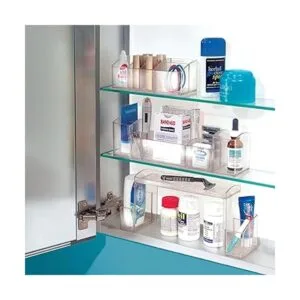 iDesign 43130 Med Organizador alto de plástico para_2