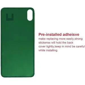 Perzework Reemplazo de vidrio trasero OEM para iPhone X de_3