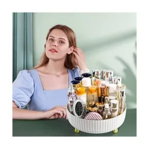 funest Makeup Perfume Organizer 360 Degree Rotating Lazy_5