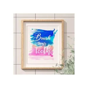 Acuarela decoración de baño impresiones artísticas de_4