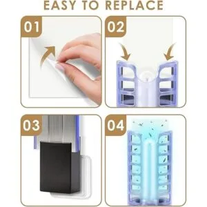 TINDTOP Kit de bombillas y tableros de pegamento de_4