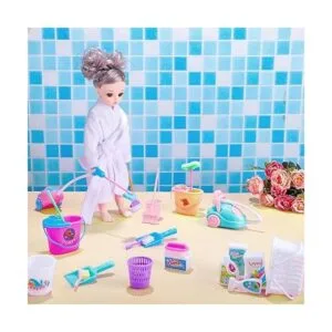 22 piezas de muñeca de cubo en miniatura suministros de_5