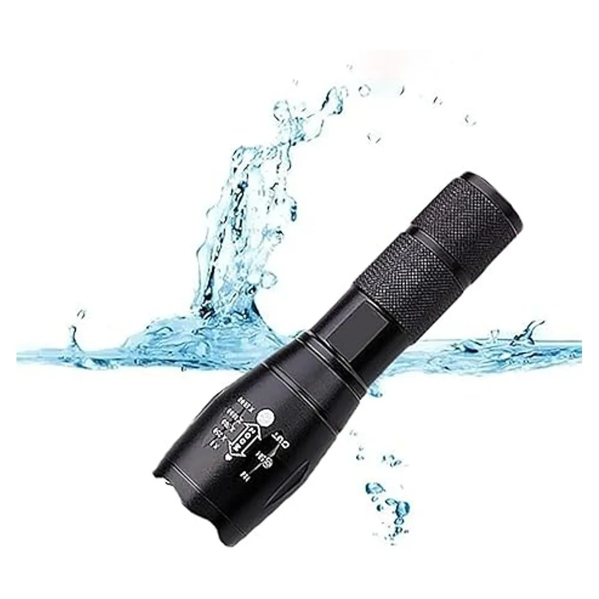 Linterna LED roja de un modo de 350 yardas de luz roja_4